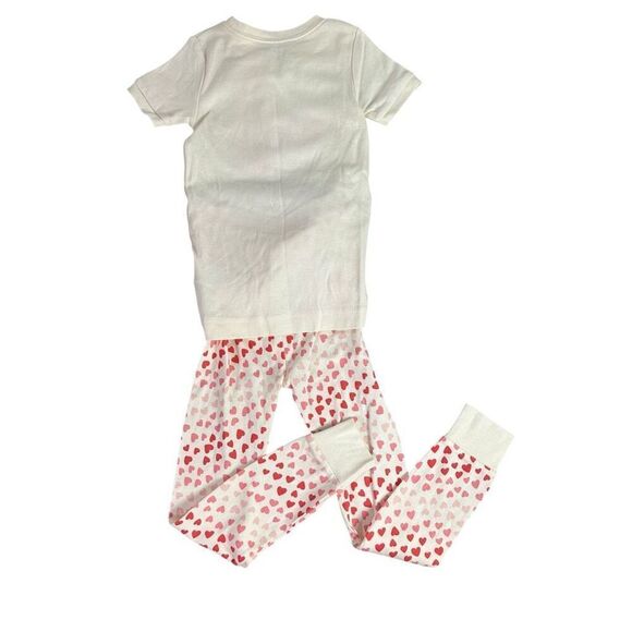 Old Navy 5T Short Sleeve Pajamas hearts NEW - Picture 2 of 4